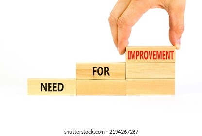 Need Improvement Support Symbol Concept Words Stock Photo 2194267267 ...