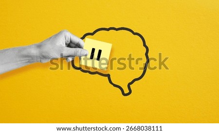 Need to rest the brain for solving mental problems. Burnout and psychological exhaustion, Work overload, psychological trauma, mood disorder or mental health problems