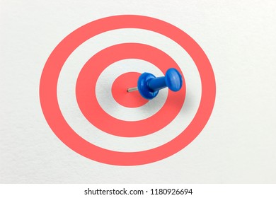 Needle Sticks Out Center Target Stock Photo 1180926694 | Shutterstock