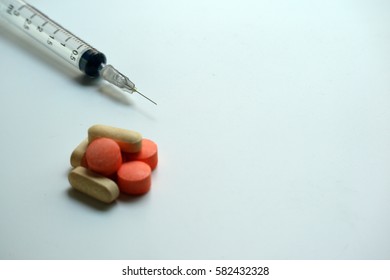 Needle syringe and drug supplement