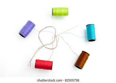 Needle and thread.