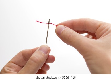 Needle And Thread For Sewing