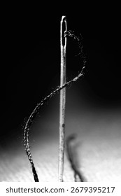 The needle and thread were dancing .....