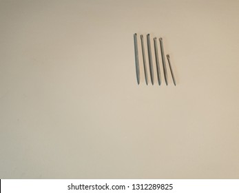 Needles close up. Metal needles. Sewing needles. - Shutterstock ID 1312289825