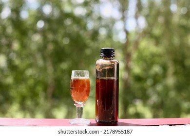 Neem Oil in Bottle and Small Glass - Shutterstock ID 2178955187