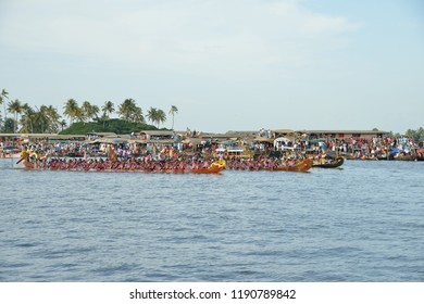 Nehru Trophy Snake Boat (Chundan Vallam) Race At Alappuzha In Kerala, India Held On August 12, 2007.  The Event Takes Place On The Second Saturday Of August Every Year In Punnamada Bckwaters. 