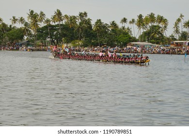 Nehru Trophy Snake Boat (Chundan Vallam) Race At Alappuzha In Kerala, India Held On August 12, 2007.  The Event Takes Place On The Second Saturday Of August Every Year In Punnamada Bckwaters. 