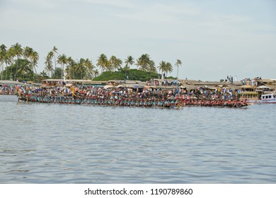 Nehru Trophy Snake Boat (Chundan Vallam) Race At Alappuzha In Kerala, India Held On August 12, 2007.  The Event Takes Place On The Second Saturday Of August Every Year In Punnamada Bckwaters. 