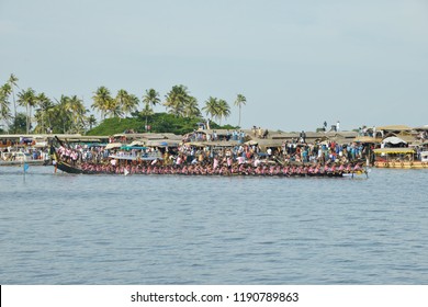 Nehru Trophy Snake Boat (Chundan Vallam) Race At Alappuzha In Kerala, India Held On August 12, 2007.  The Event Takes Place On The Second Saturday Of August Every Year In Punnamada Bckwaters. 