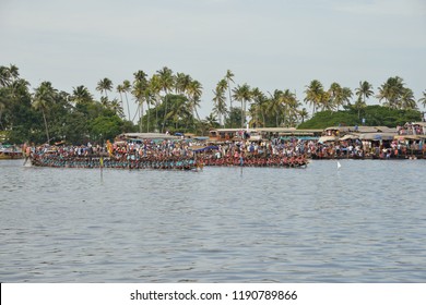 Nehru Trophy Snake Boat (Chundan Vallam) Race At Alappuzha In Kerala, India Held On August 12, 2007.  The Event Takes Place On The Second Saturday Of August Every Year In Punnamada Bckwaters. 