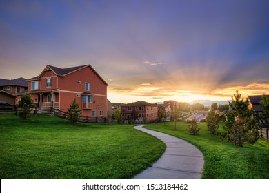 Neighborhood View In Parker Colorado