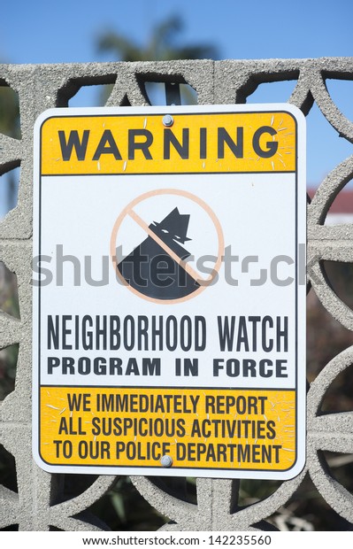 neighborhood watch\
sign