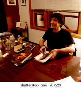 Neil Gaiman, Author, Book Signing, Tattered Cover, Denver, CO