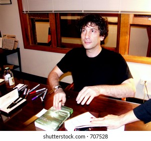 Neil Gaiman, Author, Book Signing, Tattered Cover, Denver, CO