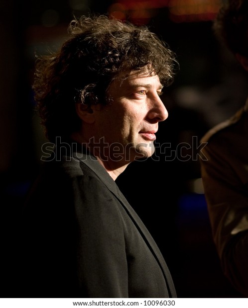 Neil Gaiman European Premiere Beowulf Vue Stock Photo Edit Now 10096030