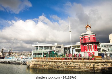 The Nelson Mandela Gateway To Robben Island And Clocktower At The Cape Town Waterfront In South Africa