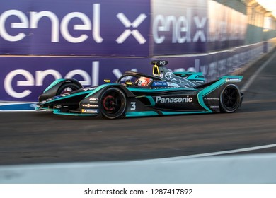 Nelson Piquet Jr (Panasonic Jaguar Racing) During The Formula E EPrix Round 2 In Marrakesh Morocco In 12 January 2019