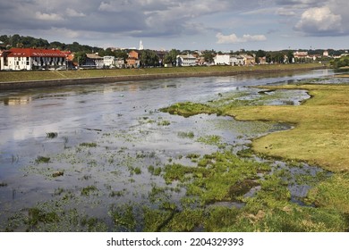 Neman River In Kaunas. Lithuania