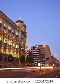 Nemanjina Street In Belgrade. Serbia