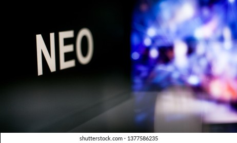 NEO Cryptocurrency token. The behavior of the cryptocurrency exchanges, concept. Modern financial technologies. - Powered by Shutterstock - Get 15% off with code: PIKWIZARD15