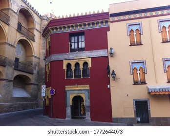 Neo Mudéjar Houses In Plaza De Triunfo In Córdoba, Spain