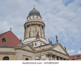 neoclassical architecture of the French cathedral, Berlin, Germany - Powered by Shutterstock