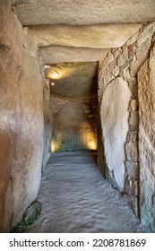 Neolithic Chamber Tomb In Locmariaquer, Morbihan, Brittany, France, 07-24-2022