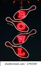 Neon Bowling Sign