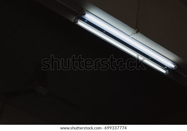 Neon Ceiling Lights Stock Photo Edit Now 699337774