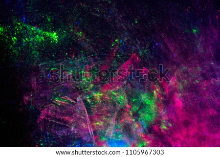 neon colors on black fabric, neon background, texture