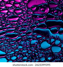 neon colors retro abstract psychedelic background with fluid shapes