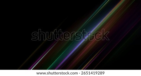 Neon dynamic diagonal light rays background. Techno digital geometric concept design for wallpaper, banner, presentation, background 