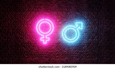 Neon Gender Signs. Male Gender Icon. Female Gender Icon. Sex Icons. Sexual Health. 