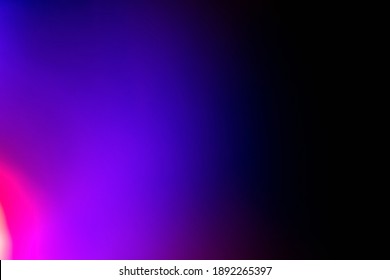 Neon light background  Blur fluorescent glow  Defocused blue purple magenta pink color gradient radiance dark black abstract wallpaper and empty space 