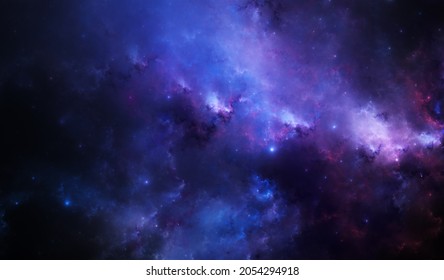 Neon Nebula, high resolution (13k) background for sci-fi and gaming related content - Shutterstock ID 2054294918