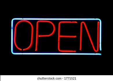 Neon Open Sign