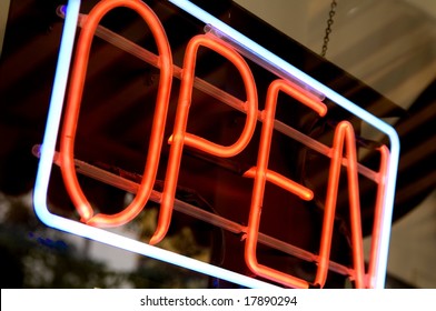 Neon Open Sign