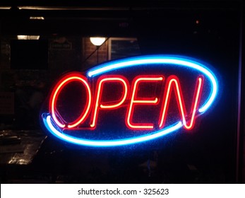 Neon Open Sign