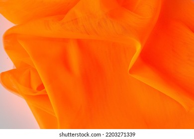 Neon Orange Tulle For Sewing