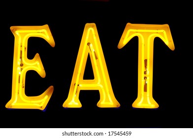 Neon Sign With The Word 