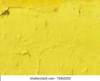 Neon Vibrant Yellow Green Grungy Wall Texture. More Of This Motif & More Backgrounds In My Port.