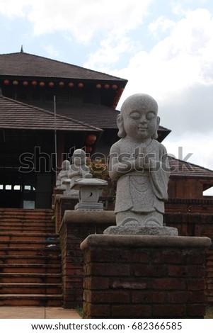 Neophyte Statue.
This is a neophyte statue in Manelwatta Temple, Kalaniya, Sri Lanka. 