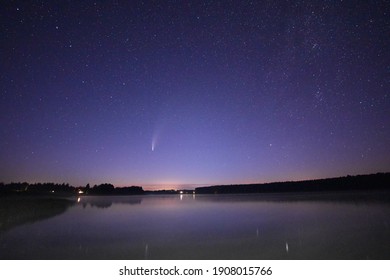 Neowise Comet In The Polish Masuria