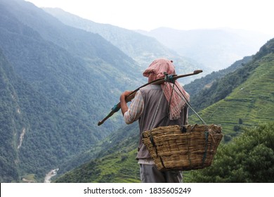 Nepal - June, 2020: The People Of Nepal And The Sherpa Villages In The Himalayas.