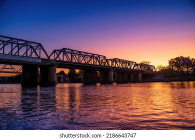 The Nepean Bridge Aka Victoria Bridge, Sunset