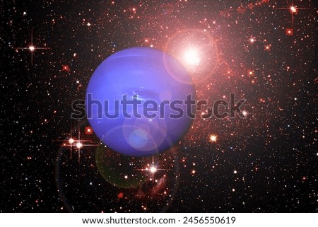 Neptune. Planet of the solar system. The elements of this image furnished by NASA.