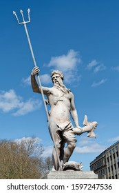 Neptune Statue, St Augustine's Parade, Bristol, UK 
1723 Grade II Listed Statue