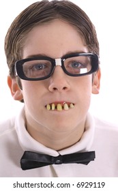 Nerdy Kid With Bad Teeth