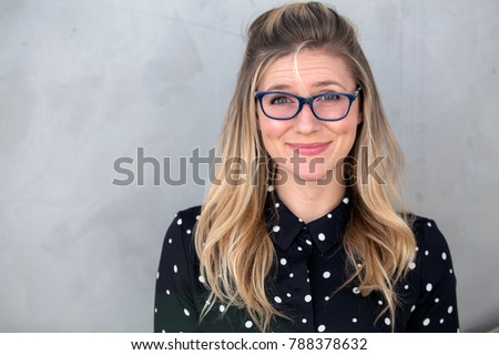 Nerdy old fashioned unusual out of style unique headshot, colorful personality
