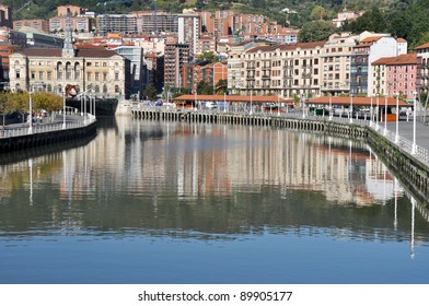 Nervion River At Bilbao (Spain)